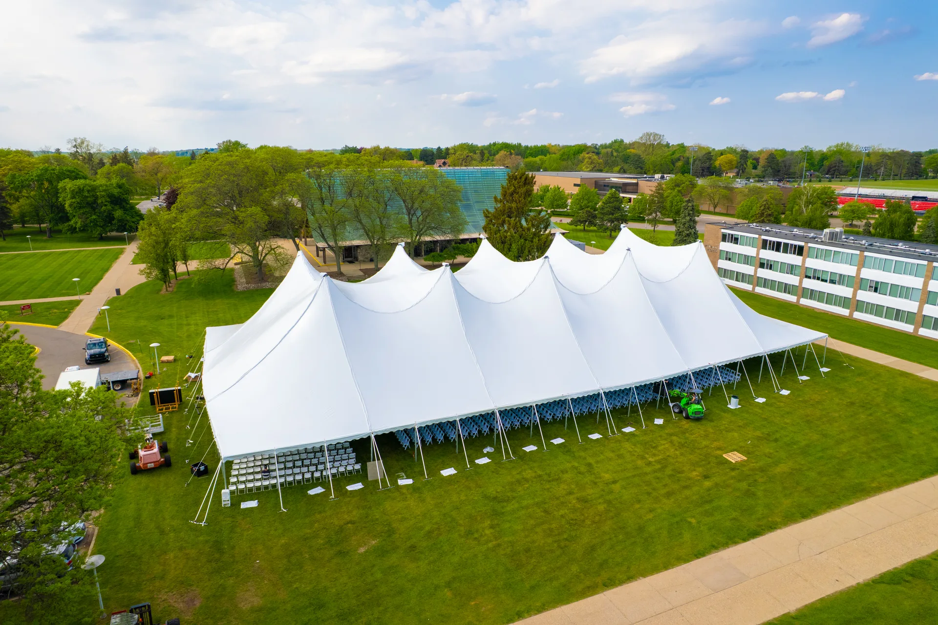 High Tension Fabric Tent Rental photo 1